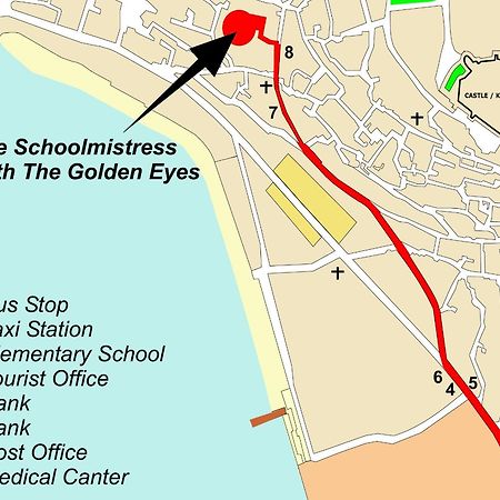 The Schoolmistress With The Golden Eyes, Studios & Rooms 米蒂姆纳 外观 照片