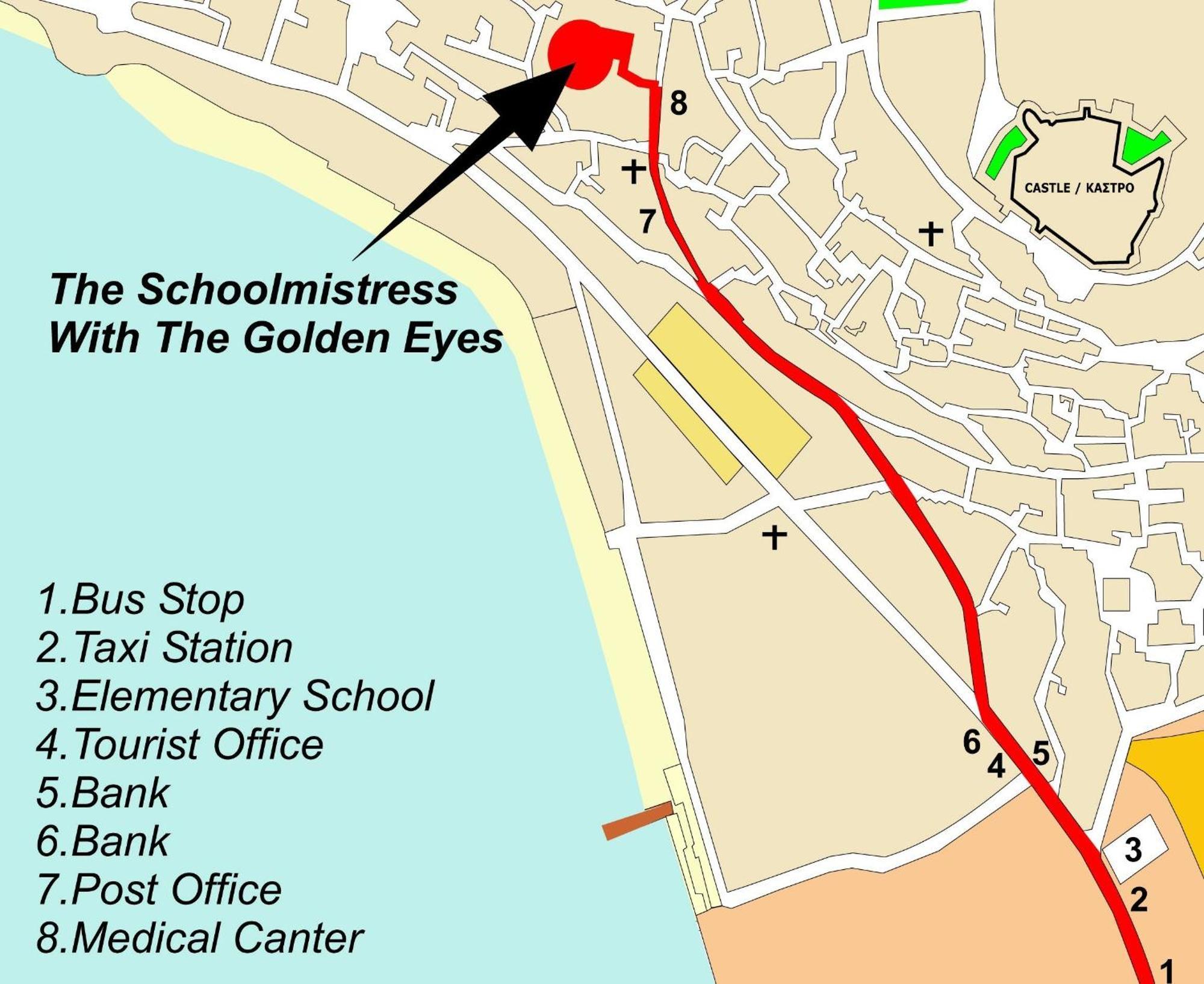 The Schoolmistress With The Golden Eyes, Studios & Rooms 米蒂姆纳 外观 照片